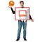 Adult Basketball Hoop Costume Poly Foam Tunic Inflatable Ball